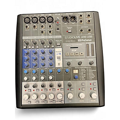Used PreSonus STUDIOLIVE AR8 USB Powered Mixer