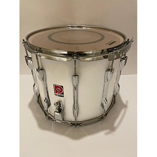 Premier Used Premier 14X10 MARCHING SNARE Drum Olympic White Olympic White 217