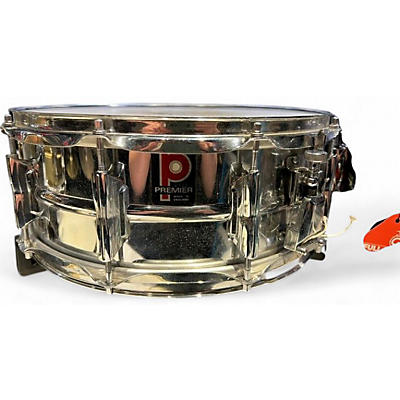 Used Premier 14X5 1035 snare drum steel Drum