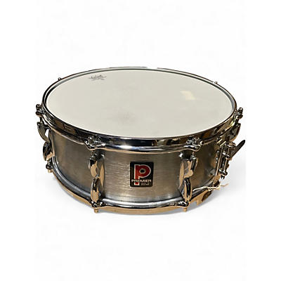 Used Premier 14X5 Model 101 Resonator Metallic Silver Drum