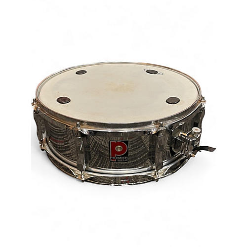 Used Premier 14in Chrome Over Steel Snare Drum Chrome Drum Chrome 33