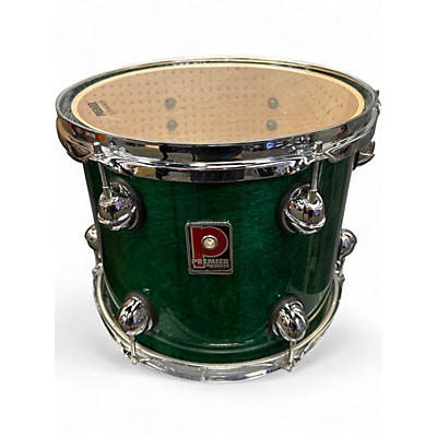 Used Premier 14in rack tom Emerald Green Drum