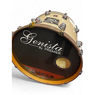 Used Premier 22in genista birch ermine white Drum