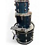 Used Premier 3 Piece Olympic Birch Blue Drum Kit Blue