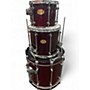 Used Premier 3 Piece Signia Maple Cherry Lacquer Drum Kit Cherry Lacquer