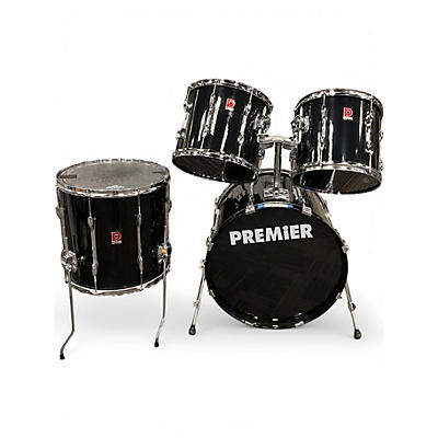 Used Premier 4 Piece 4 PIECE ELITE BLACK Black Drum Kit