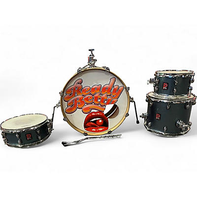 Used Premier 4 Piece APK Blue Sparkle Drum Kit