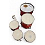Used Premier 4 Piece Artist Birch Orange Drum Kit Orange