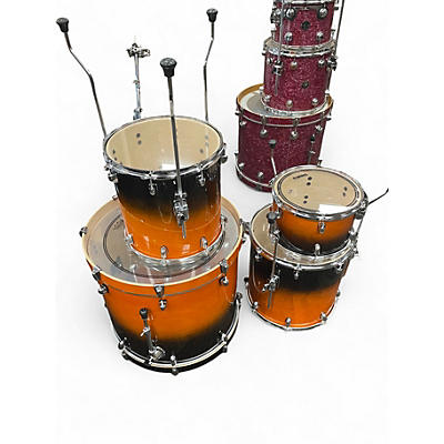 Used Premier 4 Piece Artist Birch Orange Drum Kit