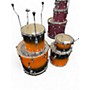 Used Premier 4 Piece Artist Birch Orange Drum Kit Orange