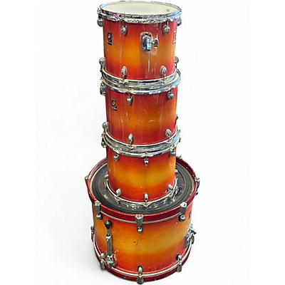 Used Premier 4 Piece Artist Maple 2 Color Sunburst Drum Kit