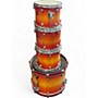 Used Premier 4 Piece Artist Maple 2 Color Sunburst Drum Kit 2 Color Sunburst