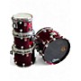 Used Premier 4 Piece Genista Birch Damask Red Drum Kit Damask Red