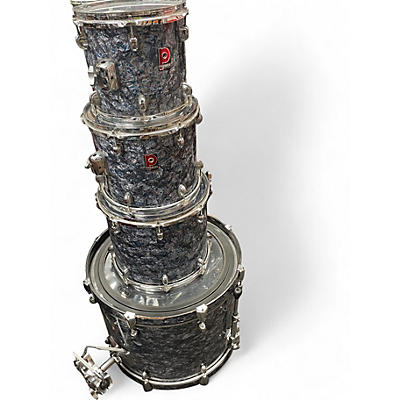 Used Premier 4 Piece Genista Black Pearl Drum Kit
