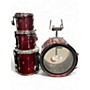 Used Premier 4 Piece Made is Englad Wine Red Drum Kit Wine Red