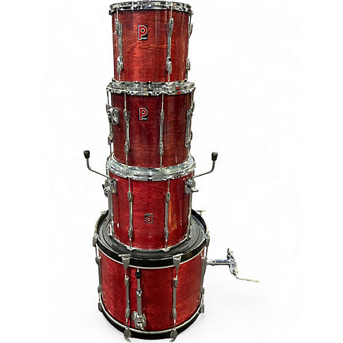 Used Premier 4 Piece SHELL PACK Red Drum Kit Red