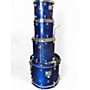 Used Premier 4 Piece XPK Kit Blue Sapphire Drum Kit Blue Sapphire
