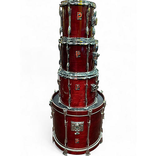Used Premier 4 Piece XPK Red Drum Kit Red