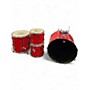 Used Premier 4 Piece XPK Red Drum Kit Red