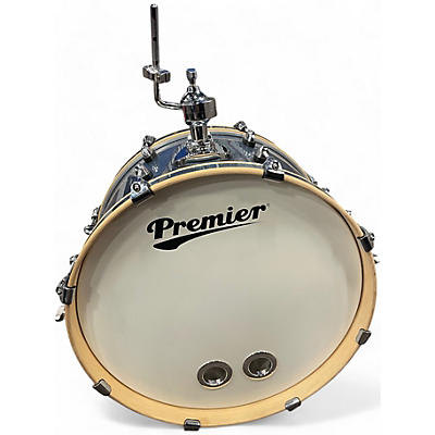 Premier Used Premier 4 Piece artist club 100 blue sparkle Drum Kit