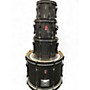 Used Premier 4 Piece cabria xpk Metallic Black Drum Kit Metallic Black