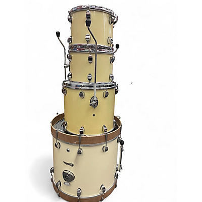 Used Premier 4 Piece elite Antique White Drum Kit