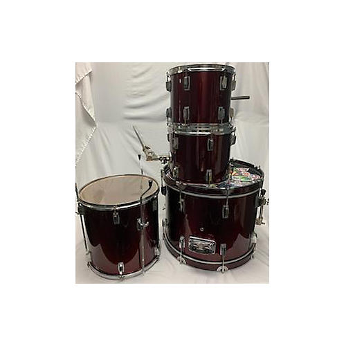 Premier Used Premier 4 piece Olympic Wine Red Drum Kit Wine Red