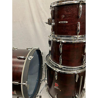 Used Premier 4 piece ROYALE Walnut Drum Kit