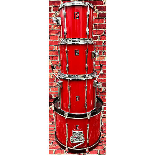 Premier Used Premier 4 piece XPK Birch/Eucalyptus Red Drum Kit Red