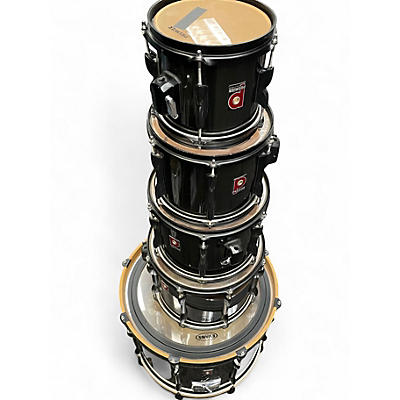 Used Premier 5 Piece 5 Piece  XPK Black Drum Kit