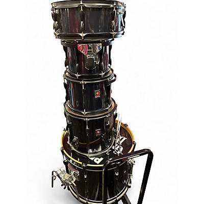 Used Premier 5 Piece 5 piece drum kit Royal Blue Drum Kit