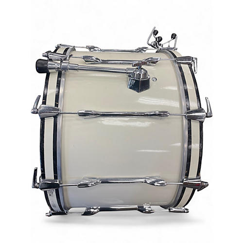 Used Premier 5 Piece Birch white Drum Kit white