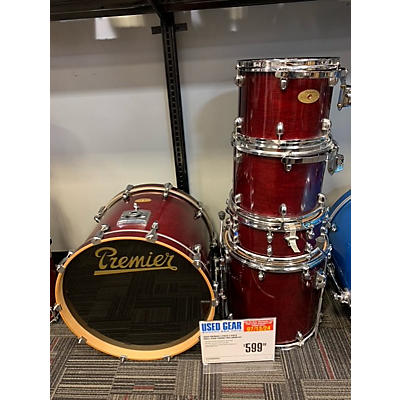 Premier Used Premier 5 piece 5 Piece Shell Pack Cherry Red Drum Kit