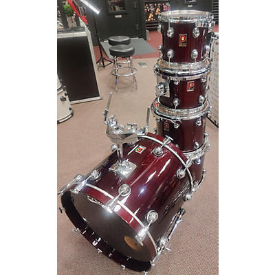 Used Premier 5 piece Genista Red Drum Kit