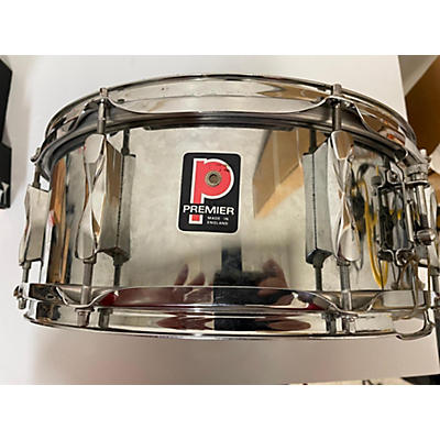 Premier Used Premier 5.5X14 Olympic Snare Drum Drum STEEL