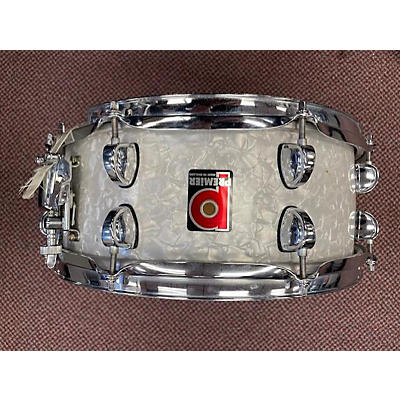 Premier Used Premier 5.5X14 Snare Drum Drum White Pearl