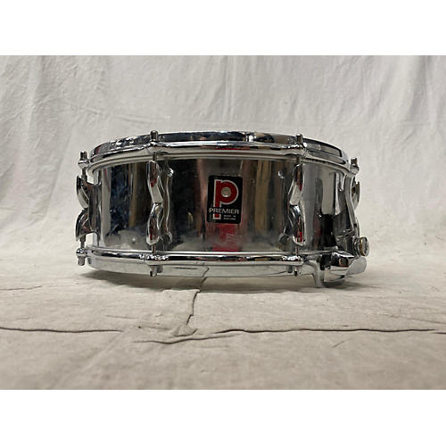 Premier Used Premier 5.5X14 Steel Snare Drum Drum Chrome Chrome 10