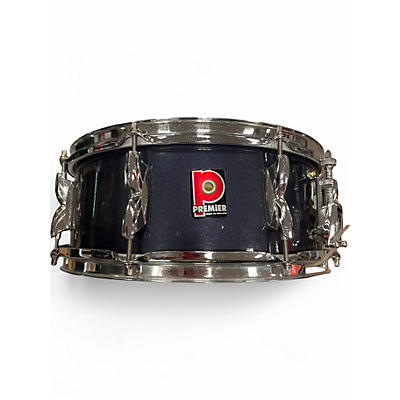 Used Premier 5.5X14 snare Metallic Black Drum