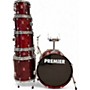Used Premier 6 Piece XPK Series Rosewood Lacquer Drum Kit Rosewood Lacquer