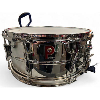 Used Premier 6.5X14 1026 CHROME OVER STEEL SNARE Chrome Drum