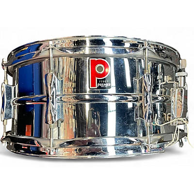 Used Premier 6.5X14 Snare Chrome Drum
