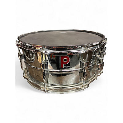 Used Premier 6.5X14 chrome steel snare CHROME Drum