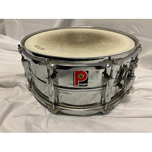 Premier Used Premier 7X14 Chrome Snare Drum Chrome Chrome 17