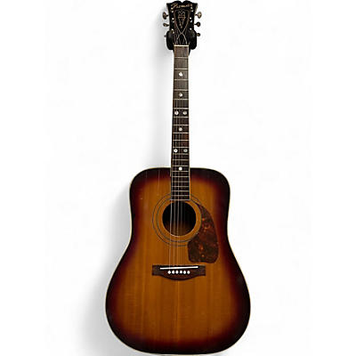 Used Premier A-300 Tobacco Sunburst Acoustic Guitar