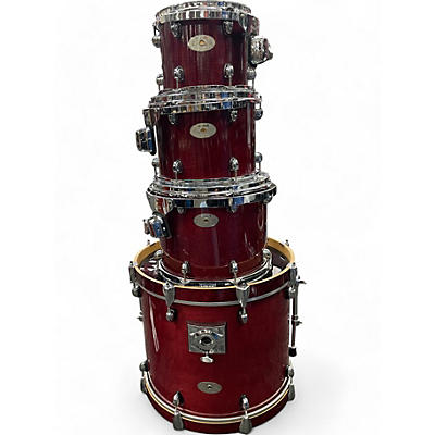 Used Premier Artist Birch red Drum Kit