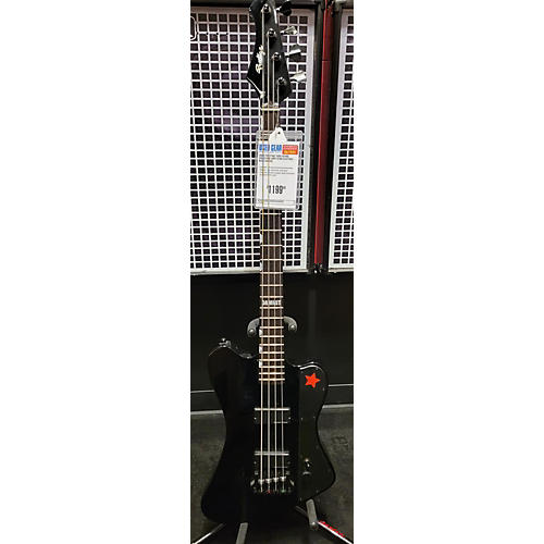 Used Prestige Todd Kerns Signature Anti-Star Black Electric Bass Guitar Black