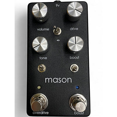 Used Preston Pedals MASON DUAL OVERDRIVE Effect Pedal