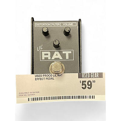Used ProCo LIL RAT Effect Pedal