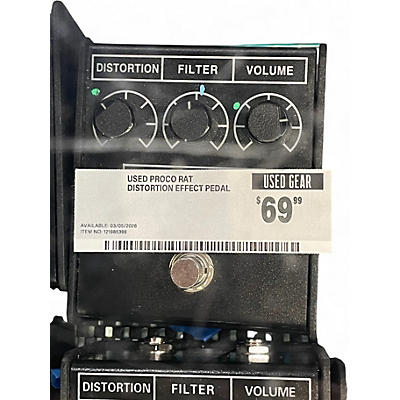 Used ProCo Rat Distortion Effect Pedal