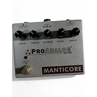 Used Proanalog Devices Manticore Effect Pedal